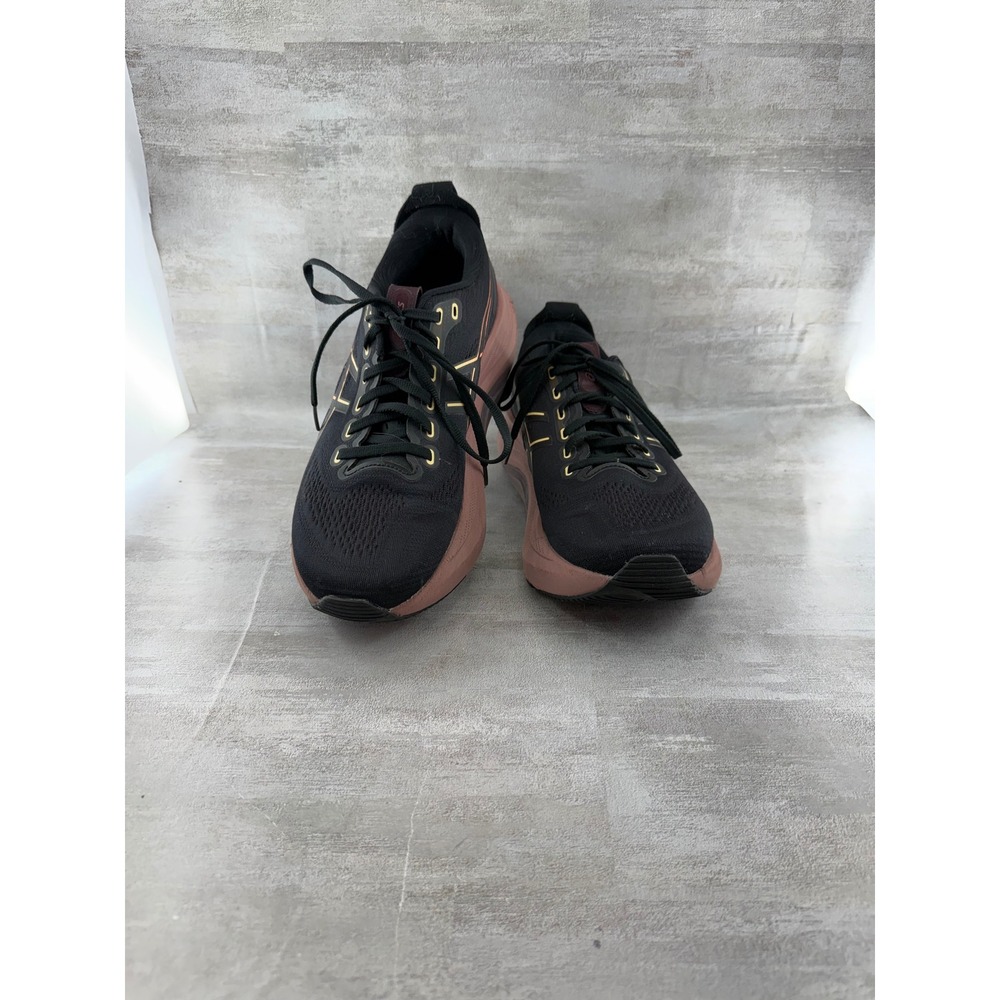 ASICS Gel-Kayano 30 Women Running Shoes Black Gold 1012B838 Size 8.5